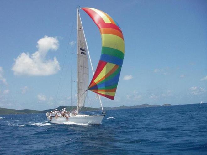 Back to defend their Class title- Reba skipper by Jon Charlton © Louay Habib/BVI Spring Regatta & Sailing Festival